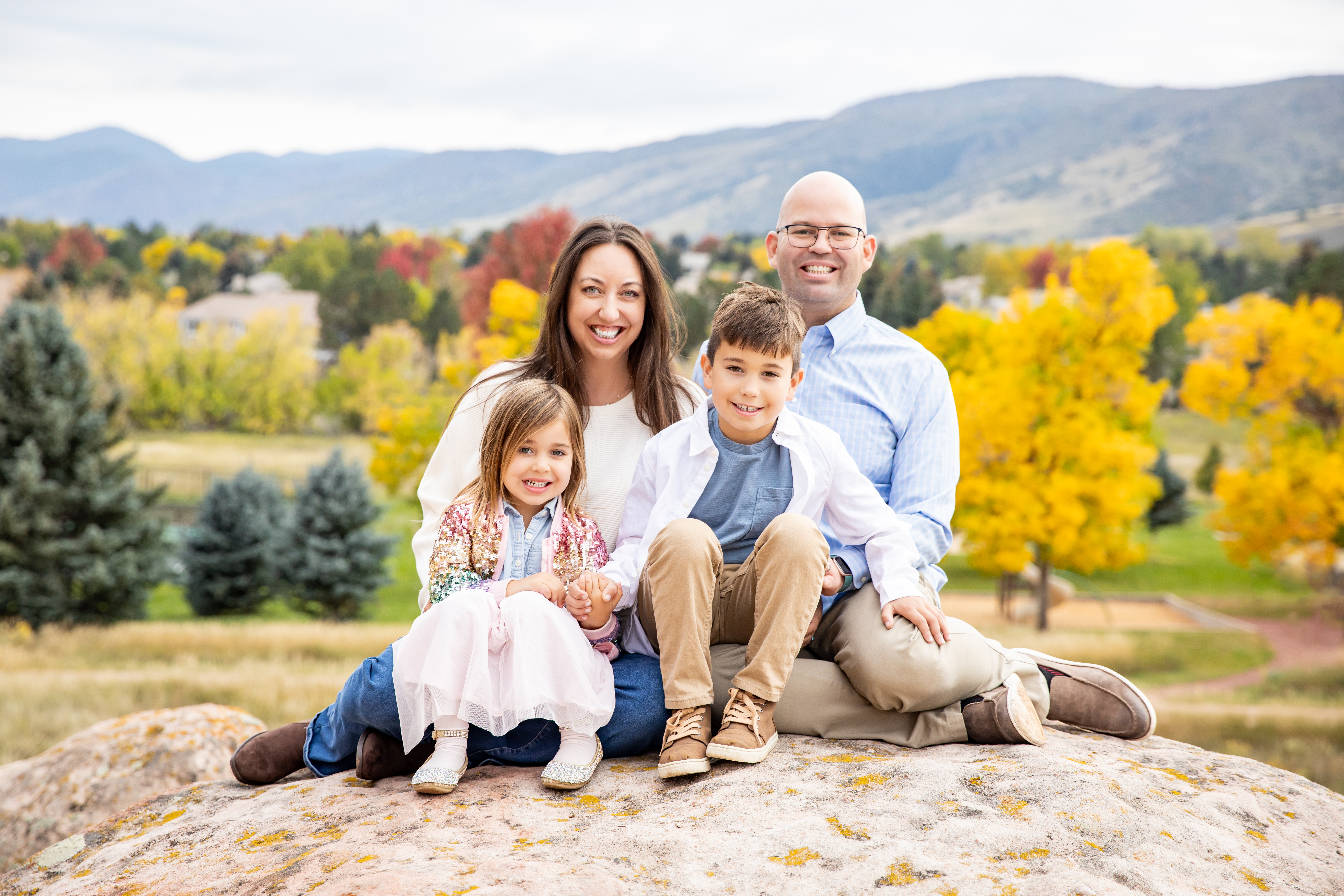 Stewart Family on Red Rocks