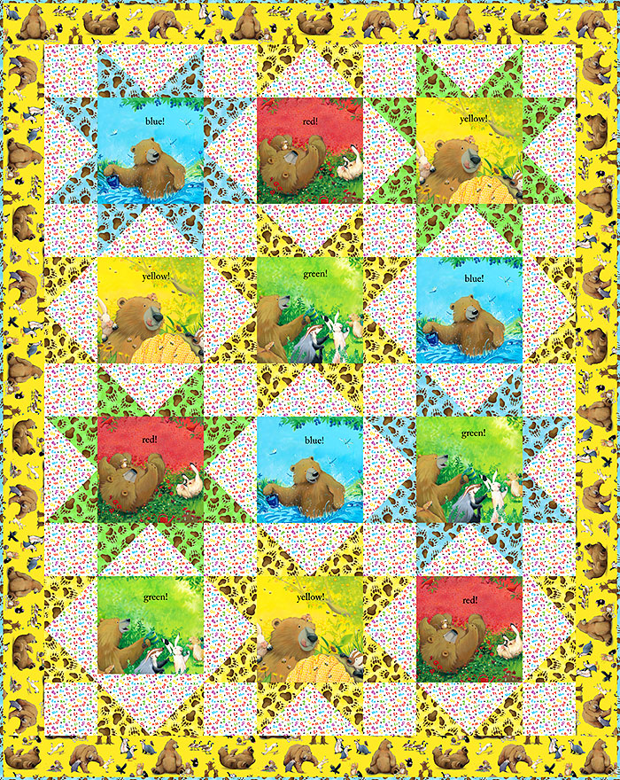 Bear & Friends See Colors Free Pattern