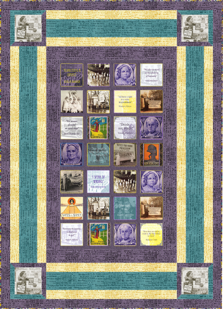 Vote Quilt Pattern Free Quilt Pattern – Women’s Voting Rights | eQuilter Blog