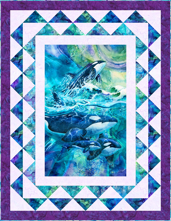 Free Quilt Pattern – Whale Song | eQuilter Blog