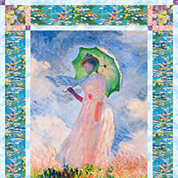 Monet's Woman with Parasol
