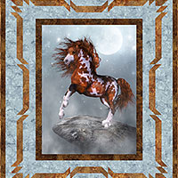 Moonlit Painted Pony