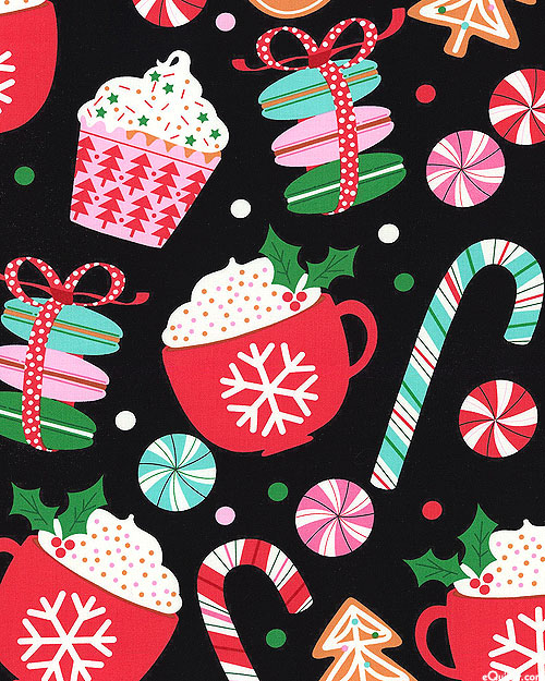 Christmas Time - Merry Mugs - Black