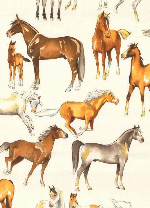 Santa Fe - Love of Horses - Ivory