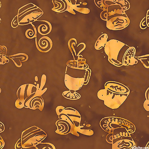 Espresso - Cozy Cups Batik - Cocoa Brown