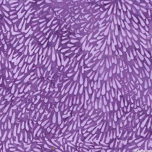 Quiltessentials 5 - Rainy Droplets Batik - Hyacinth Purple