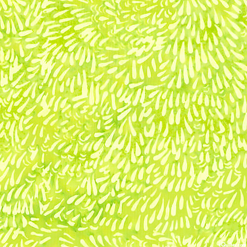 Quiltessentials 5 - Rainy Droplets Batik - Sprout Green