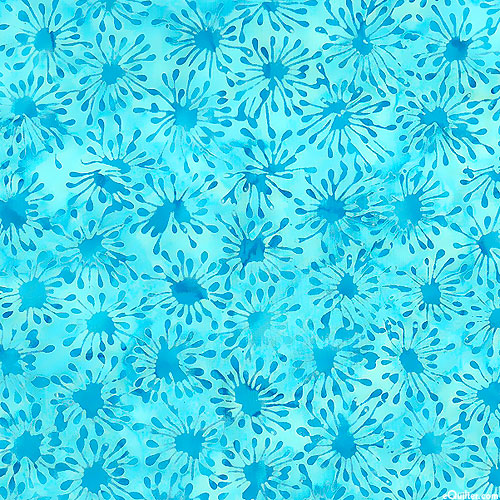 Quiltessentials 5 - Pollen Fluff Batik - Sky Blue