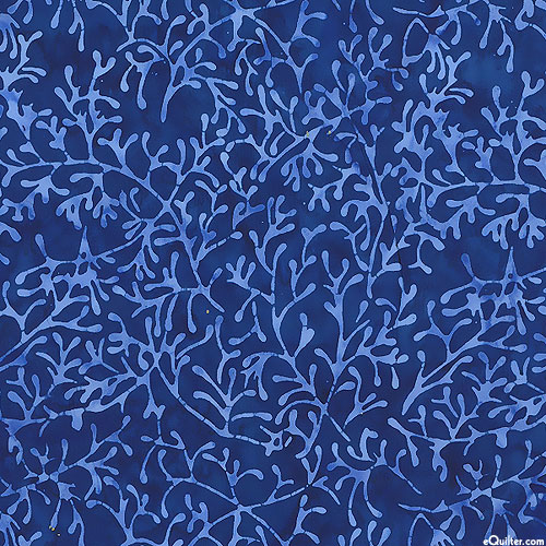 Bijou - Forest Branches Batik - Nautical Blue