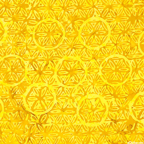 Bijou - Medallions Batik - Daffodil Yellow