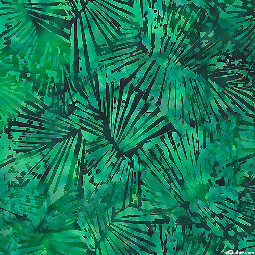 Tigerlily - Palm Batik - Evergreen