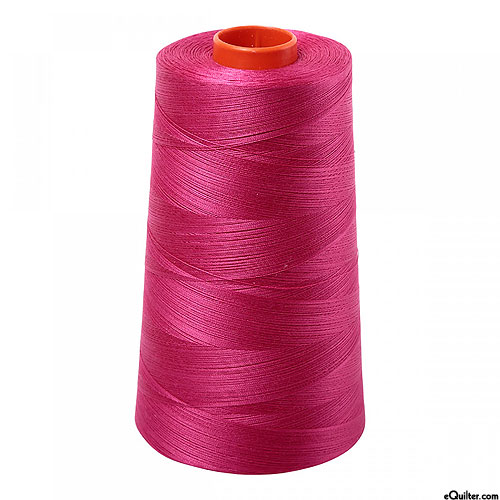 Pink - AURIFIL Cotton Thread CONE - Solid 50 Wt - Red Plum