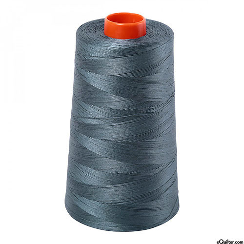 Gray - AURIFIL Cotton Thread CONE - Solid 50 Wt - Medium Gray