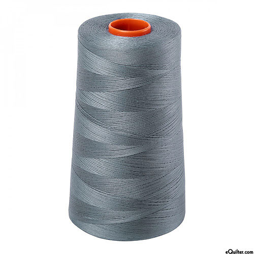Gray - AURIFIL Cotton Thread CONE - Solid 50 Wt - Dark Gray