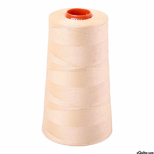 Peach - AURIFIL Cotton Thread CONE - Solid 50 Wt - Cameo