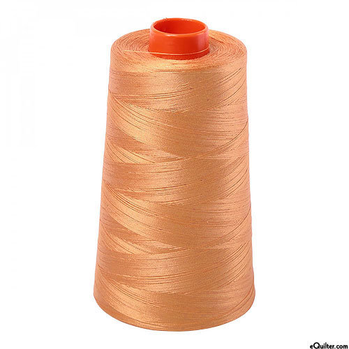 Gold - AURIFIL Cotton Thread CONE - Solid 50 Wt - Caramel