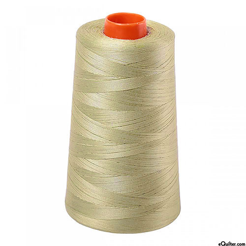 Natural - AURIFIL Cotton Thread CONE - Solid 50 Wt - Stone
