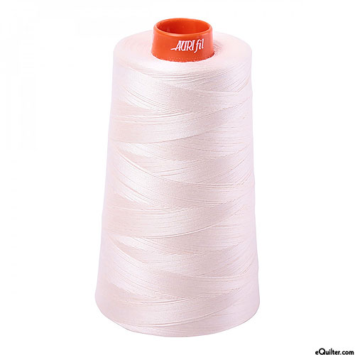 Pink - AURIFIL Cotton Thread CONE - Solid 50 Wt - Pearl