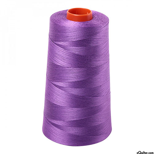 Purple - AURIFIL Cotton Thread CONE - Solid 50 Wt - Md Lavender