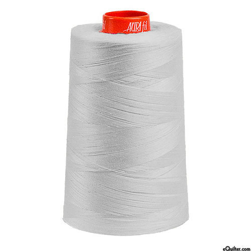 Gray - AURIFIL Cotton Thread CONE - Solid 50 Wt - Dove Gray