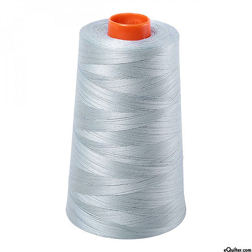 Gray - AURIFIL Cotton Thread CONE - Solid 50 Wt - Gray Skies