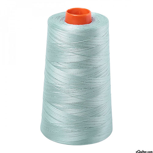 Blue - AURIFIL Cotton Thread CONE - Solid 50 Wt - Gray Blue
