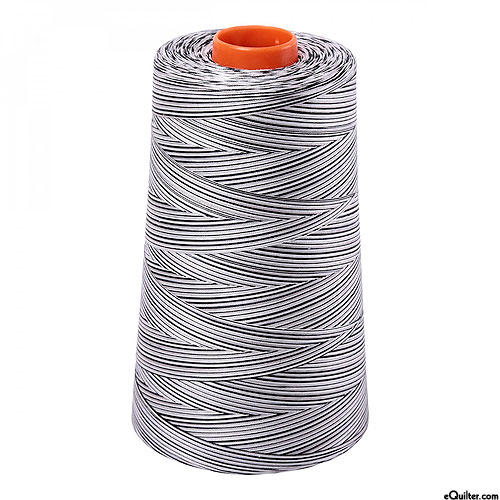 Variegated - AURIFIL Cotton Thread CONE - Solid 50 Wt - Licorice