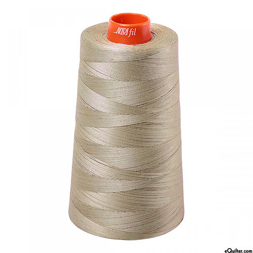 Gray - AURIFIL Cotton Thread CONE - Solid 50 Wt - Taupe
