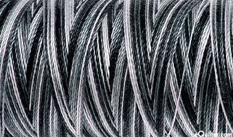 Variegated - AURIFIL Cotton Thread - 12 Wt - Graphite Gray