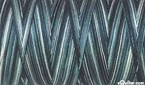 Variegated - AURIFIL Cotton Thread - 50 Wt - Graphite Gray