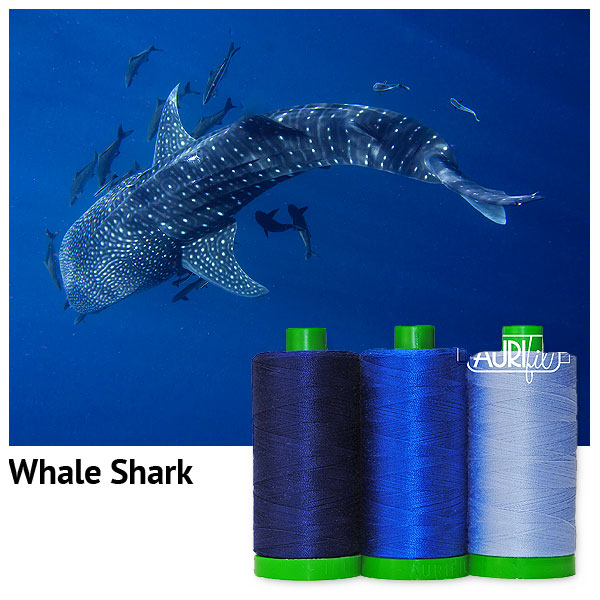 Aurifil Thread Set - Endangered Species - Whale Shark