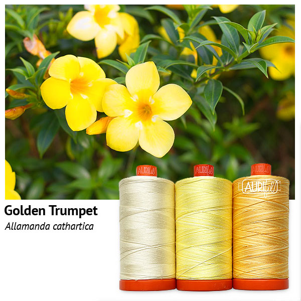 Aurifil Thread Set - Flora - Golden Trumpet