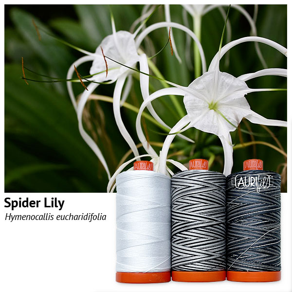 Aurifil Thread Set - Flora - Spider Lily