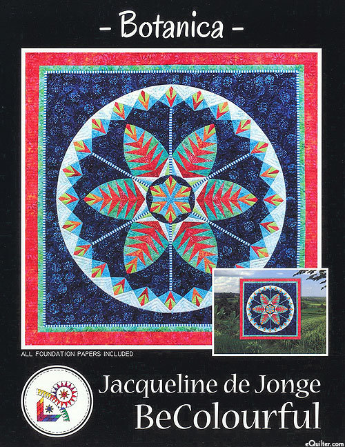 Be Colorful - Botanica - Paper Piecing Pattern