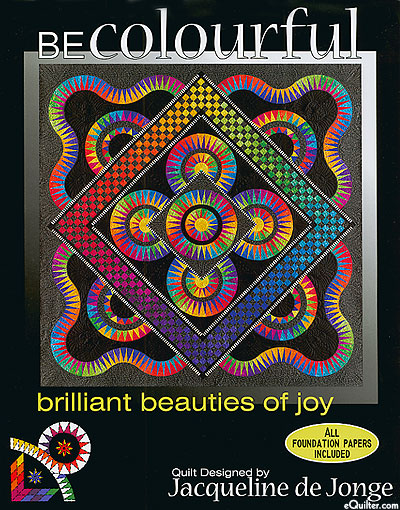 Be Colourful - Brilliant Beauties of Joy - Paper Piecing Pattern