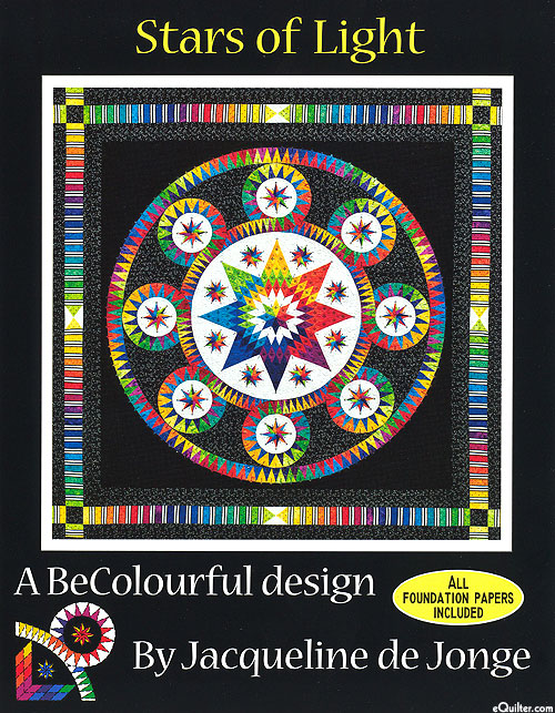 Be Colorful - Stars of Light - Paper Piecing Pattern