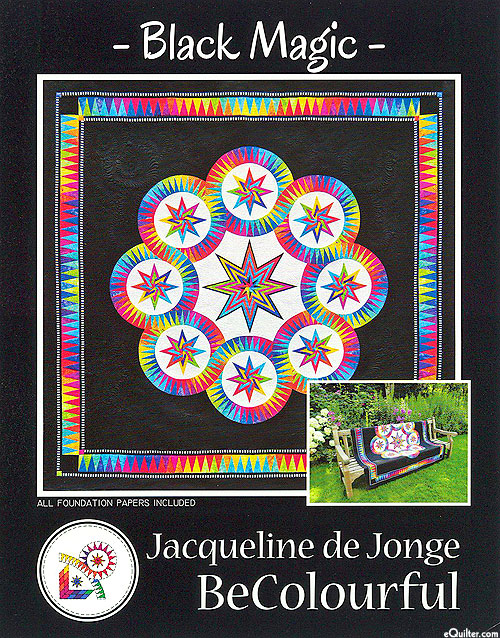 Be Colourful - Black Magic - Paper Piecing Pattern