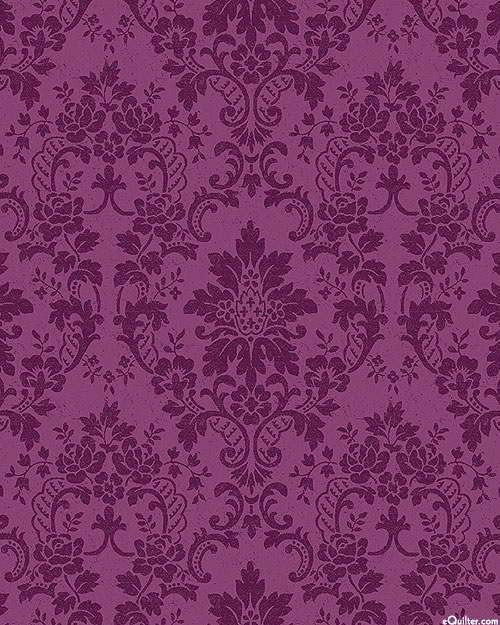 A Beautiful Life - Floral Symmetry - Gooseberry Purple - DIGITAL