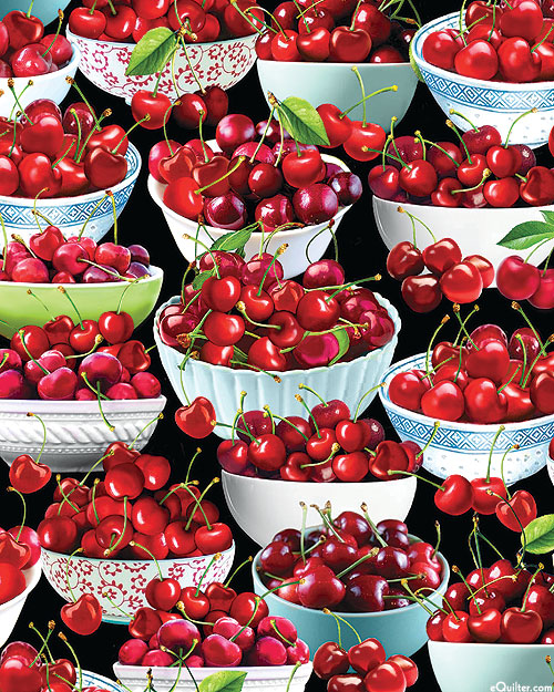 Cherry Hill - Fruit Bowls - Black - DIGITAL