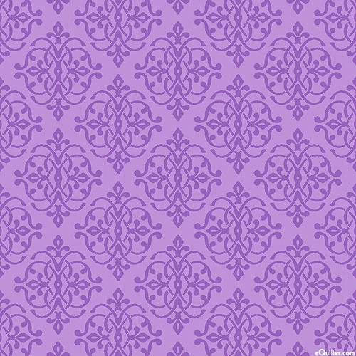 Cats N Quilts - Mini Medallion - Lavender Purple