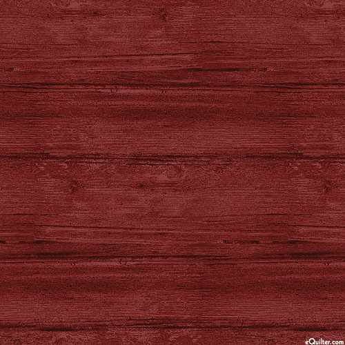 Washed Wood - Claret Red - FLANNEL - 108" QUILT BACKING
