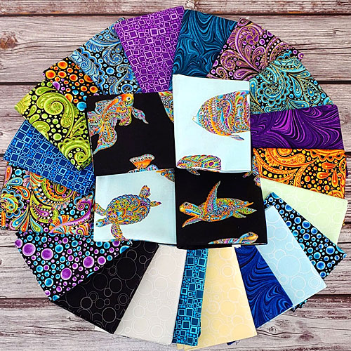 Hooked on Fish - Fat Quarters