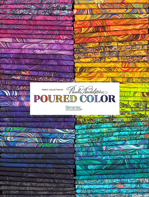 Poured Color by Paula Nadelstern - Fat Quarters