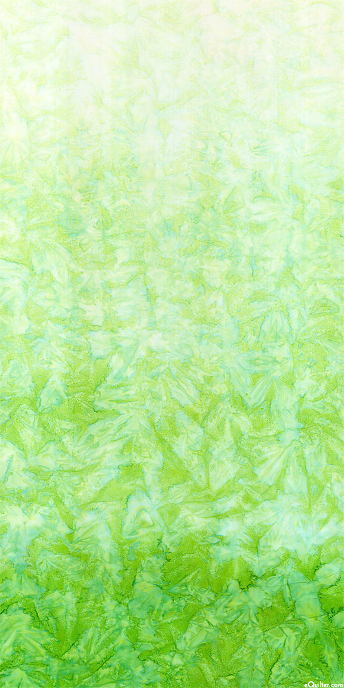 Bali Gradation - Crinkled Ombre Hand-Dye - Celery Green