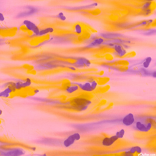 Bali Paint Palette: Jewel - Wavy Currents Hand-Dye - Retro Pink