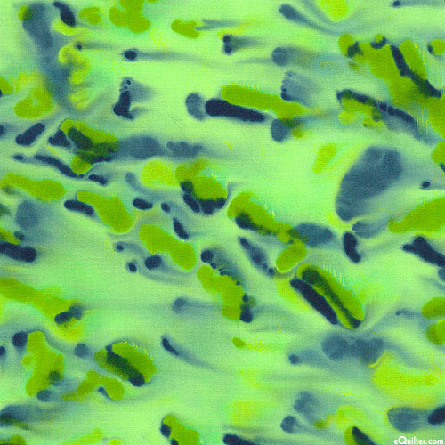 Bali Paint Palette: Jewel - Wavy Currents Hand-Dye - Key Lime