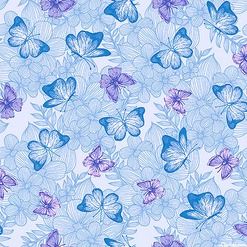 Judy's Bloom - Butterfly - Baby Blue
