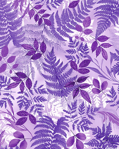 Potpourri - Tossed Ferns - Lilac Purple