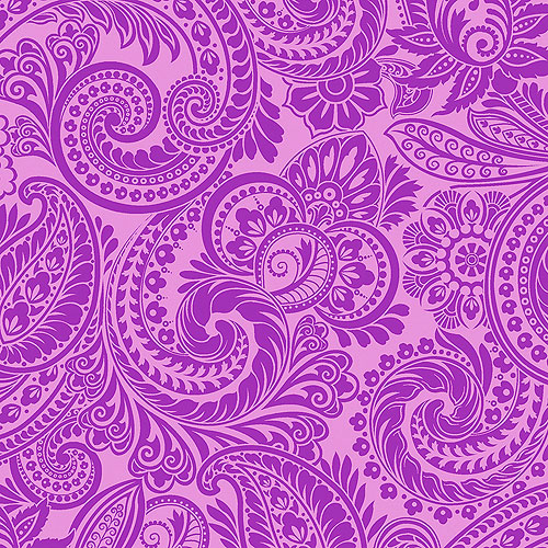 Flower Show III - Paisley Blender - Orchid Pink