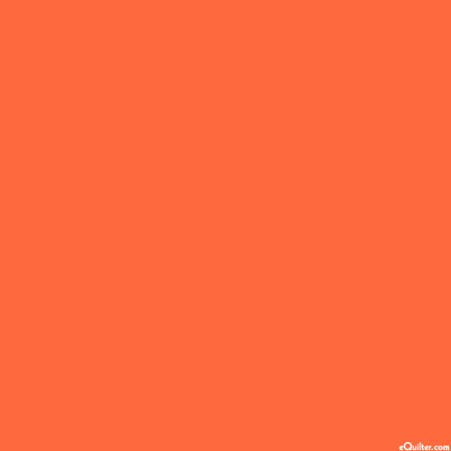 Orange - Benartex Superior Solid Cotton - Sunset